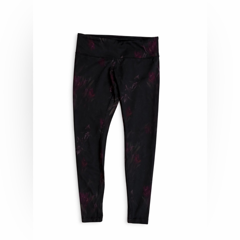 Lululemon Athletica Black and Purple Leggings